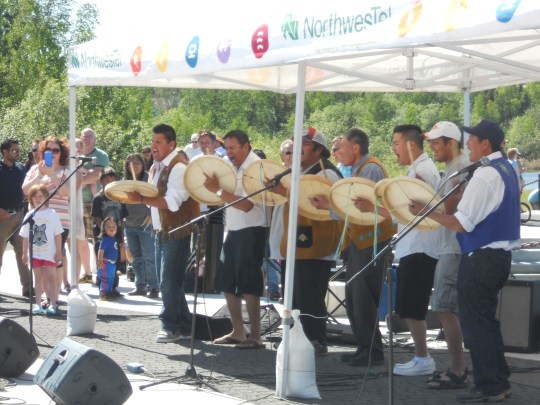 YK Dene First Nation Drummers