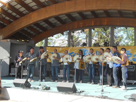 YK Dene First Nation drummers 