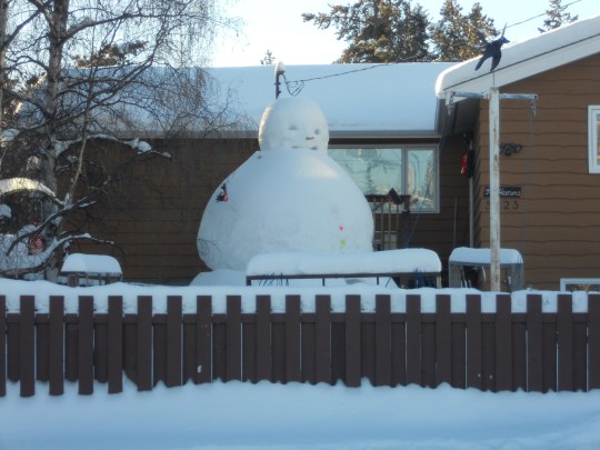 Giant snowman