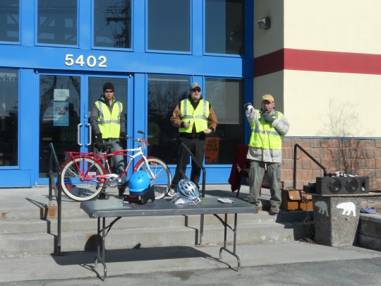 Bike auction in Yellowknife