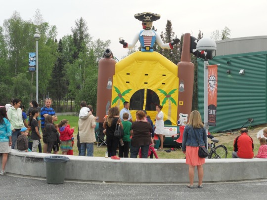Bouncy castle - Yellowknife Community Barbecue