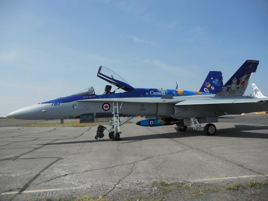 CF-18 at Yellowknife Airshow