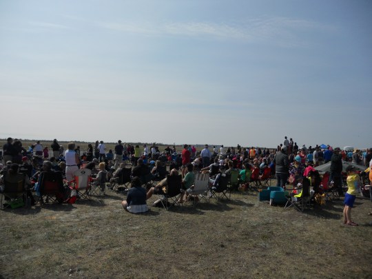 Yellowknife Airshow crowd