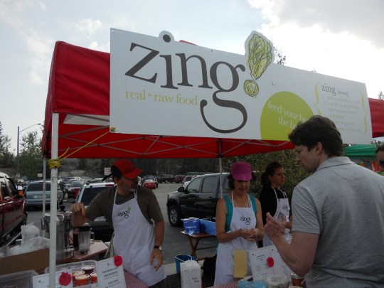 Raw food at Yellowknife Farmers' Market