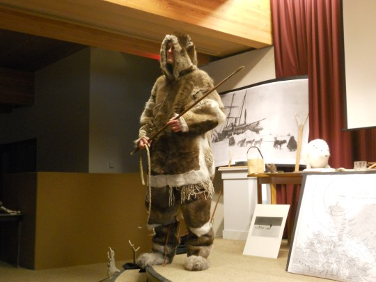Jamie Bastedo as Vilhjalmur Stefansson in fur