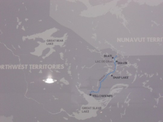 Diamond mines in the Northwest Territories