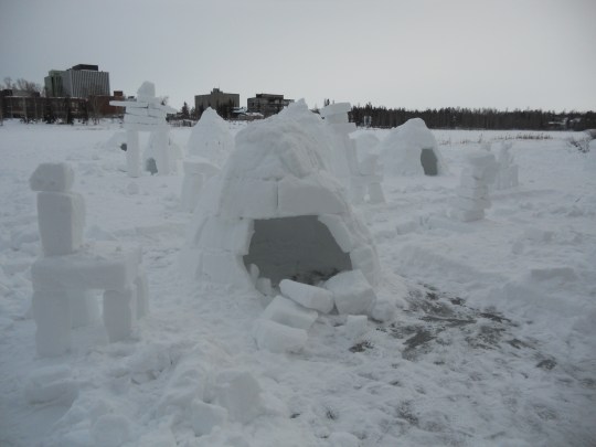 Snow structures - Yellowknife