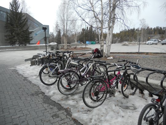 Bikes on ice